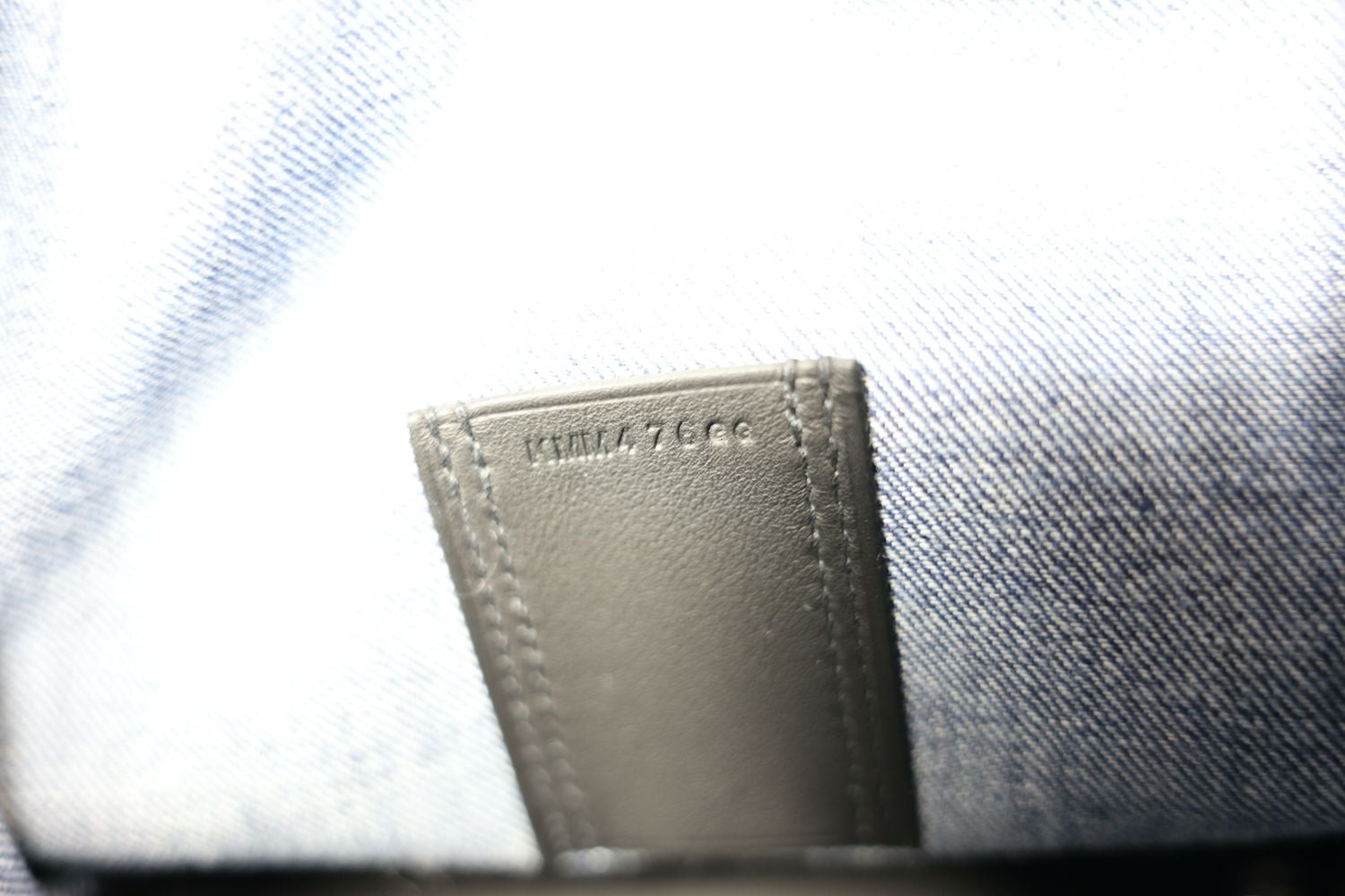 Birkin Cargo 35 Handbag, Blue Denim Moyen and Black Noir Swift leather, K 2025 Stamp, New in Dustbag WA001, image 12 of 13
