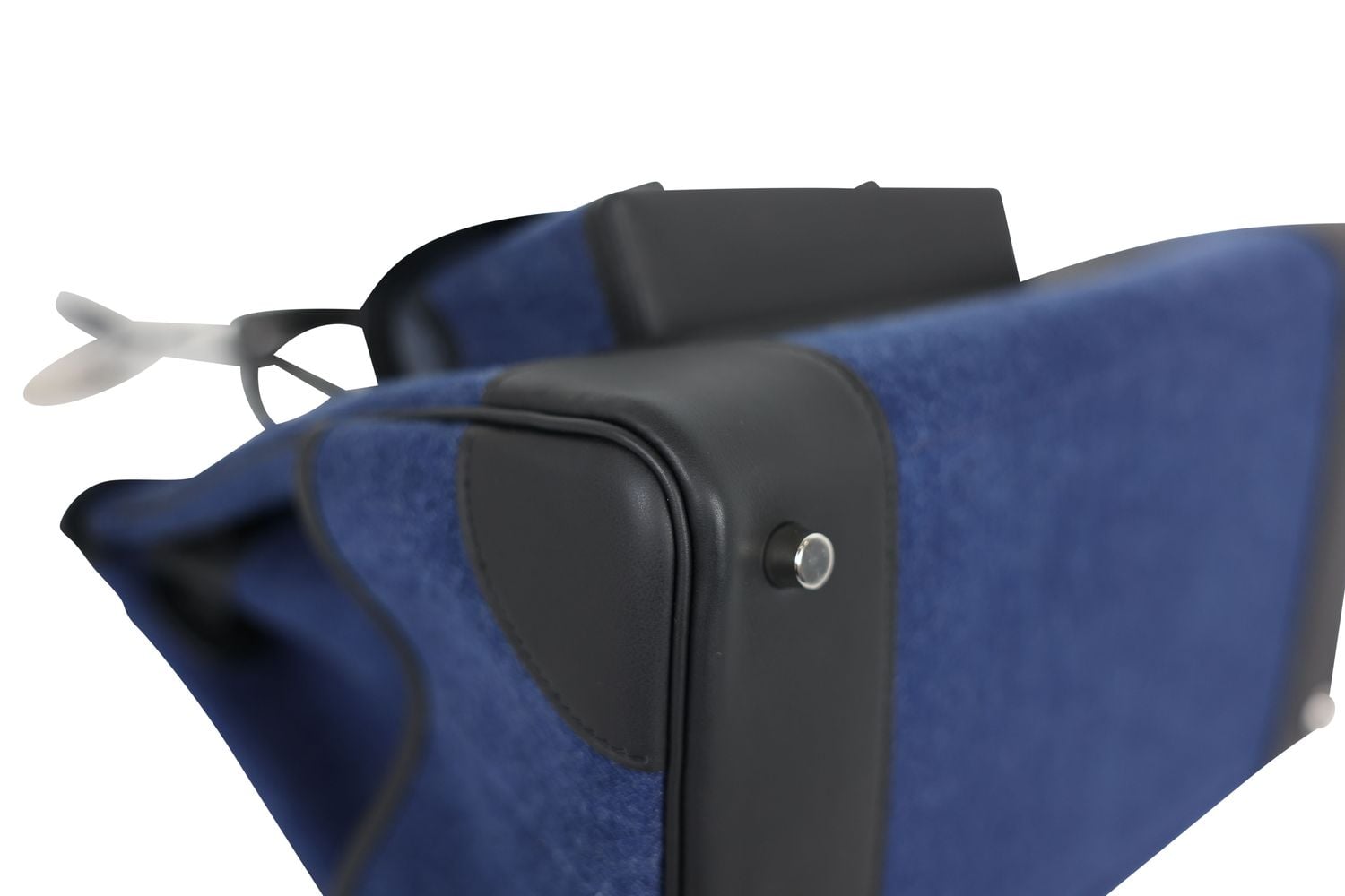 Birkin Cargo 35 Handbag, Blue Denim Moyen and Black Noir Swift leather, K 2025 Stamp, New in Dustbag WA001, image 8 of 13