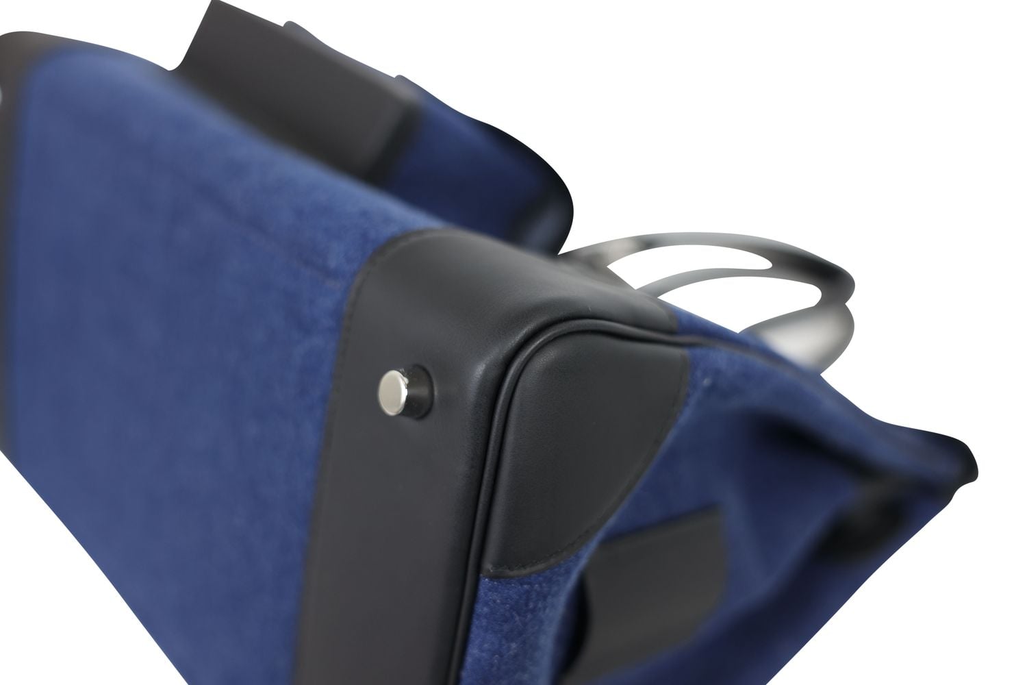 Birkin Cargo 35 Handbag, Blue Denim Moyen and Black Noir Swift leather, K 2025 Stamp, New in Dustbag WA001, image 10 of 13